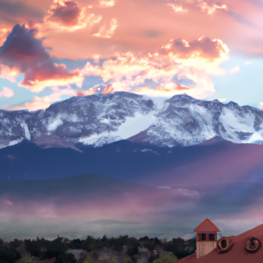 Enjoy the fantastic view of Pikes Peak From the Colorado Springs Marriott